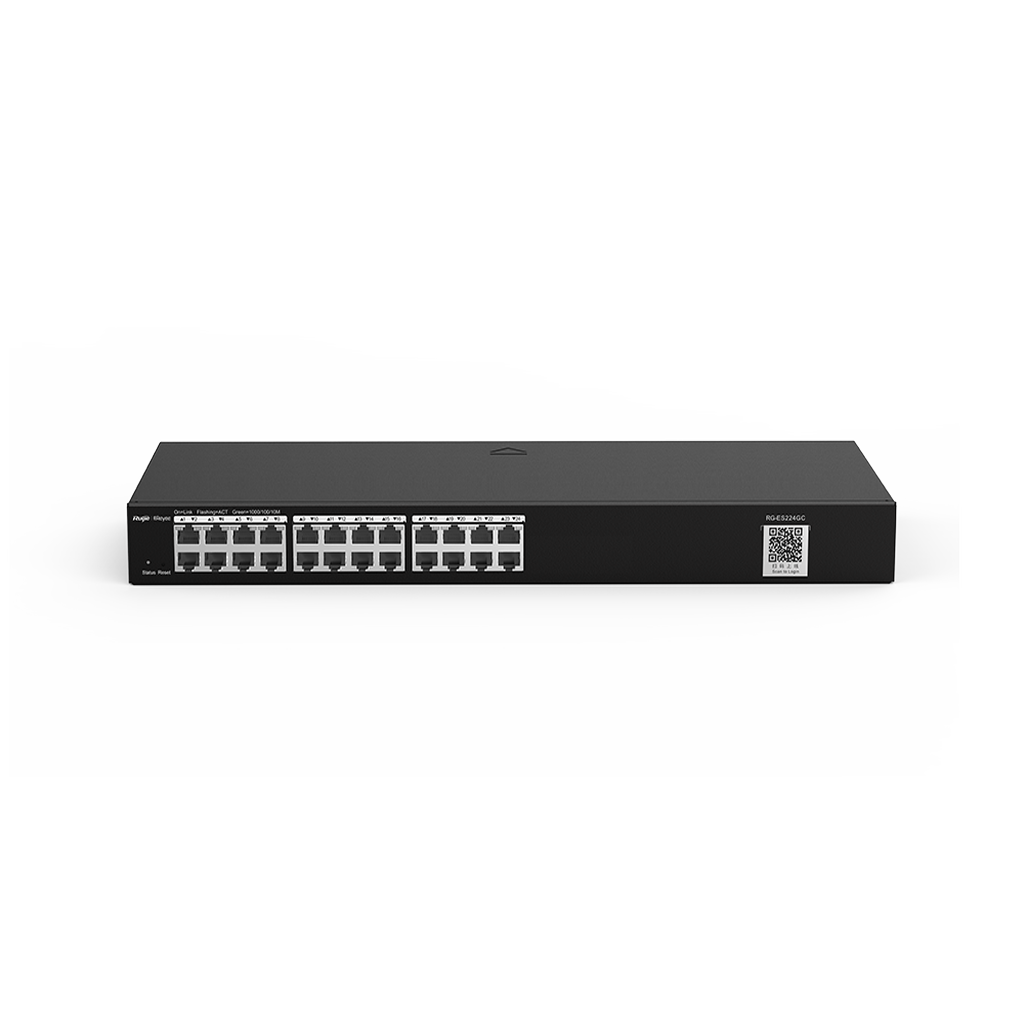 Reyee RG-ES224GC 24 Portlu, 10/100/1000 Gigabit, Yönetilebilir Switch