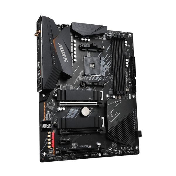 GIGABYTE B550 AORUS ELITE AX V2 4xDDR4 DP/HDMI 2xM.2 AM4 ANAKART, Dual PCIe 4.0/3.0 x4 M.2 with Dual Thermal Guards, Intel® WiFi 6 802.11ax, 2.5GbE LAN, Front USB Type-C™, RGB FUSION 2.0, Q-Flash Plus