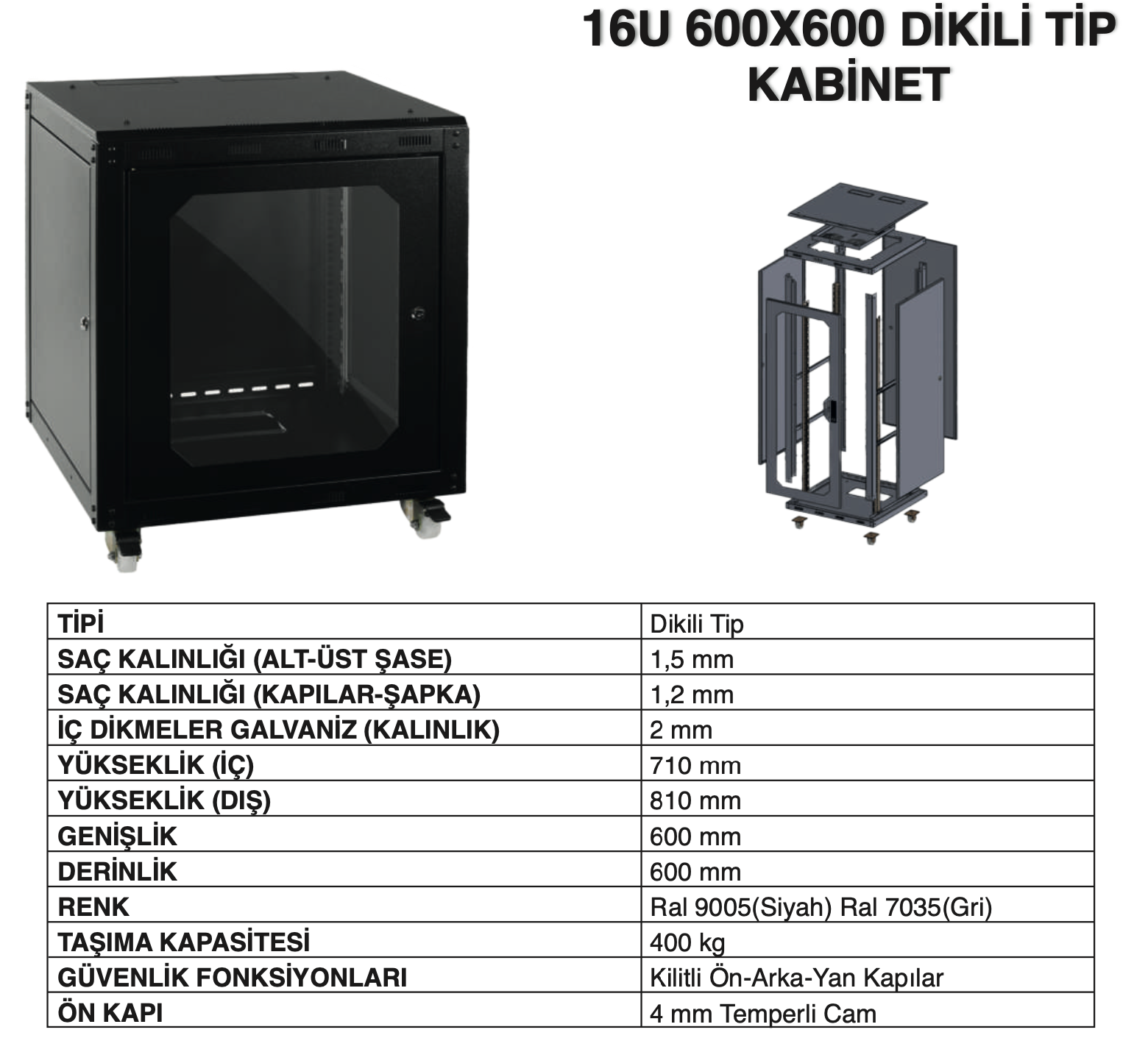 16u 600x600 dikili tip kabinet