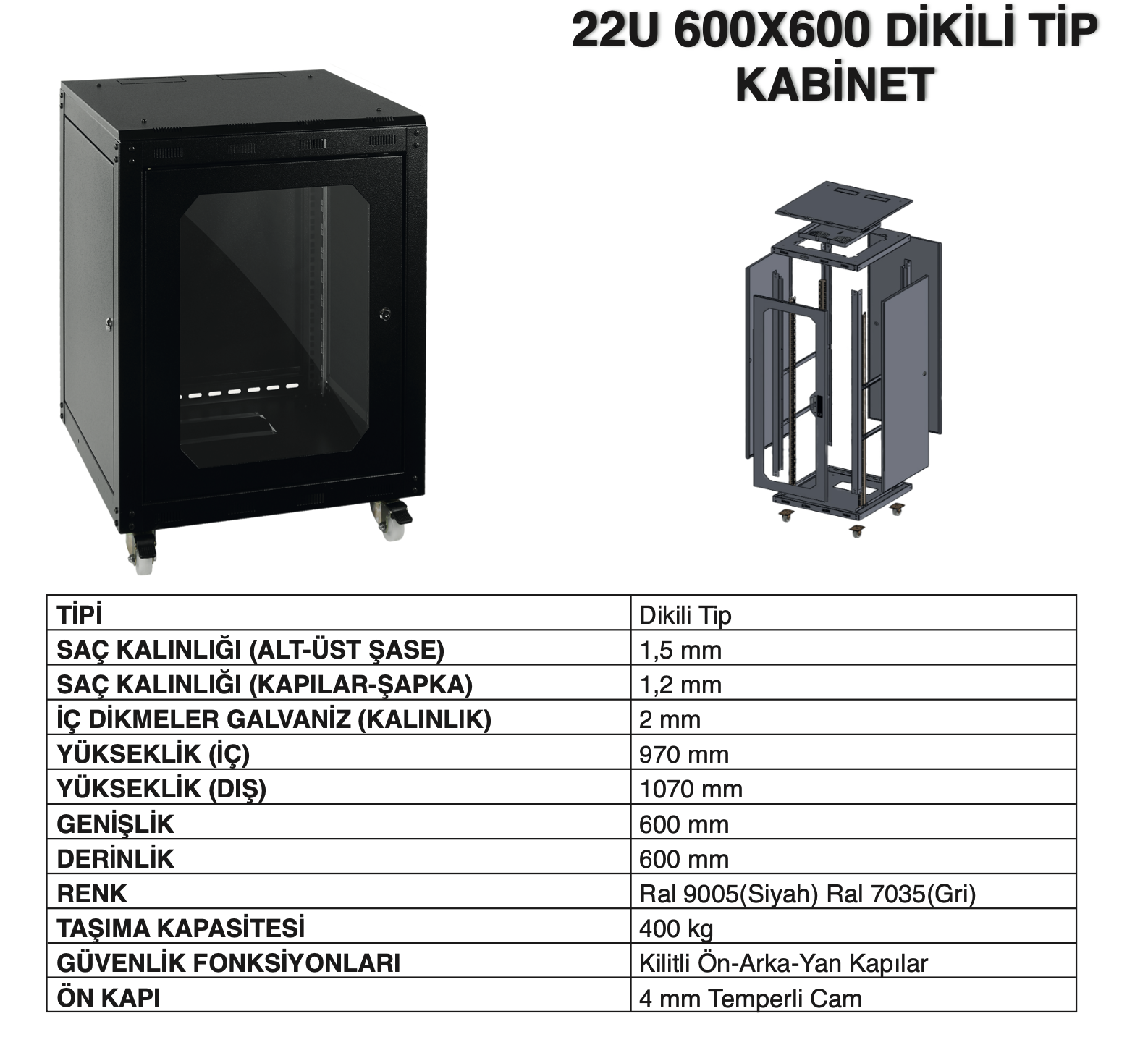 22u600x600 kabinet