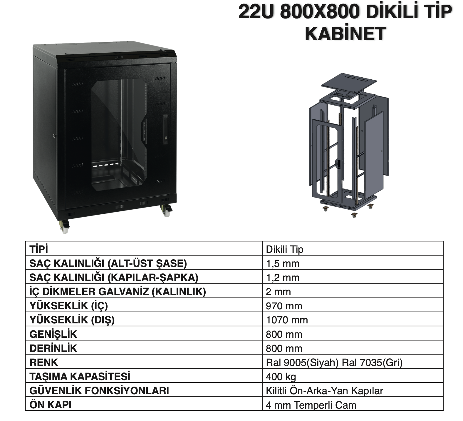 22u80x80 kabinet