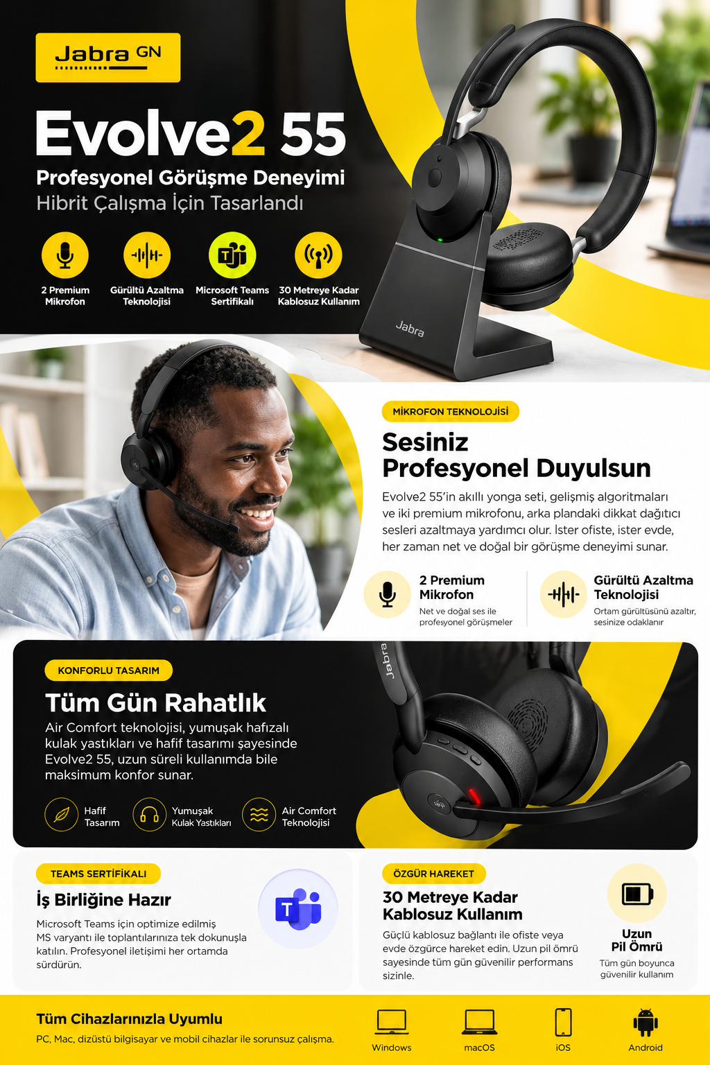 jabra evolve2 55 fiyat