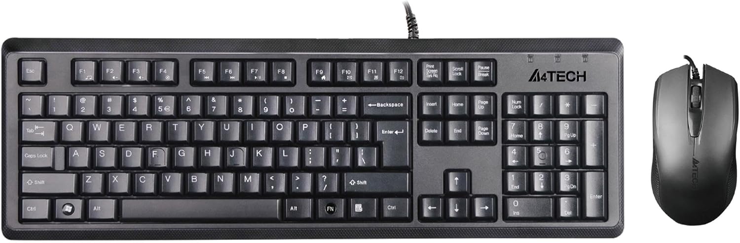 A4 Tech KR-9276 USB Kablolu Klavye Mouse