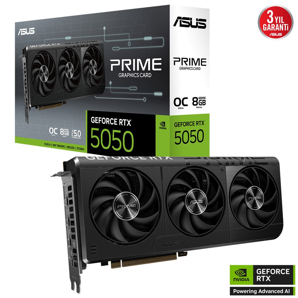 ASUS PRIME-RTX5050-O8G ekran kartı 8gb
