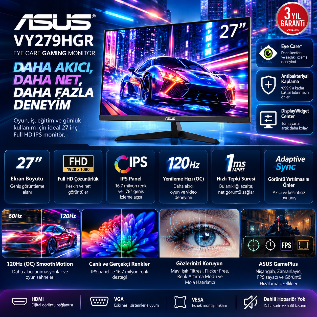 ASUS VY279HGR 27