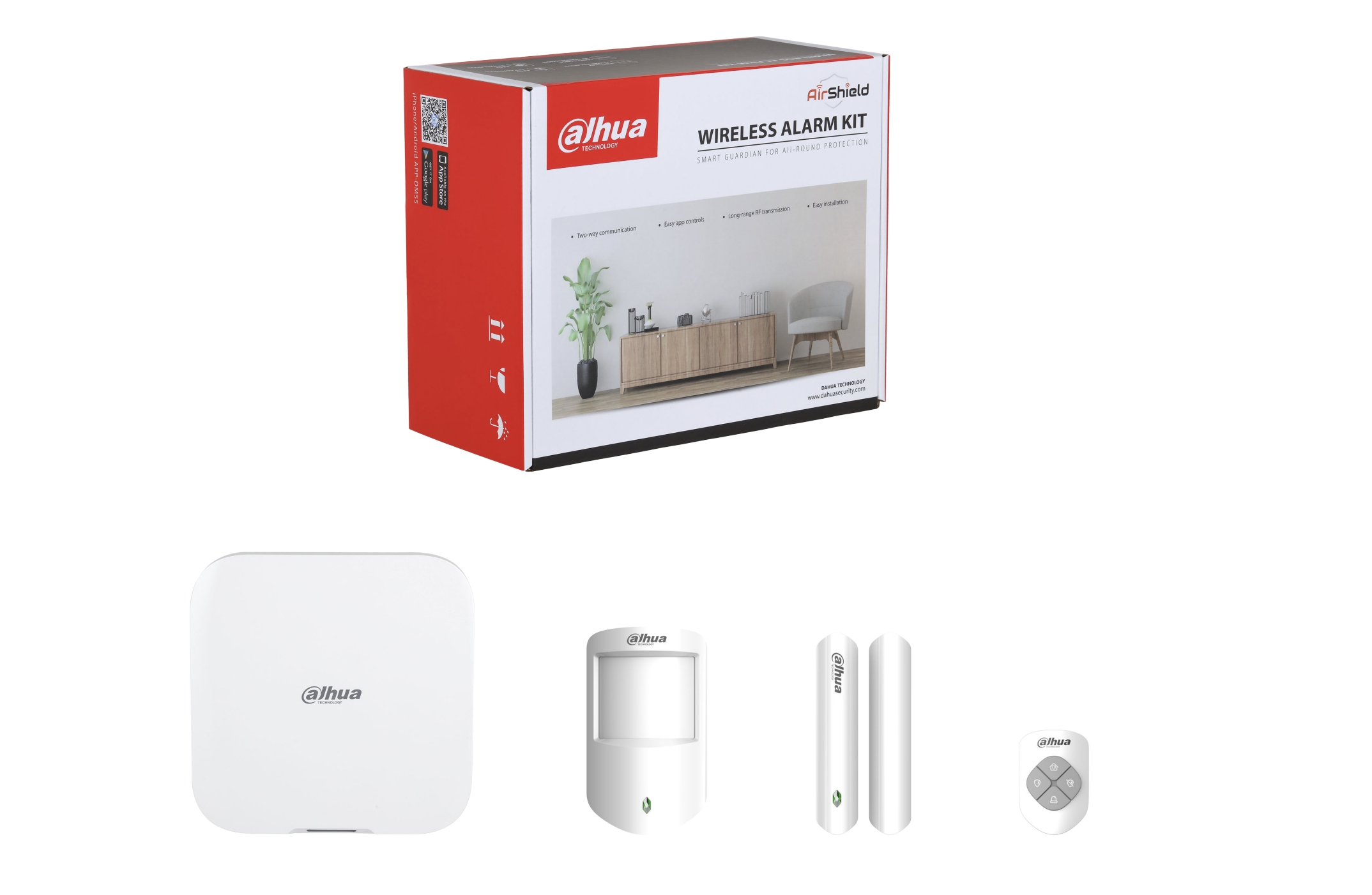 DAHUA DHI-ARC3800H-W2 WIFI KABLOSUZ ALARM KİTİ
