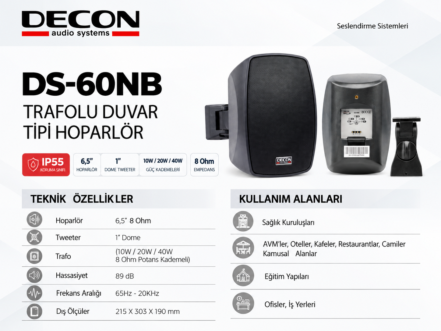 DECON DS-60NB fiyat