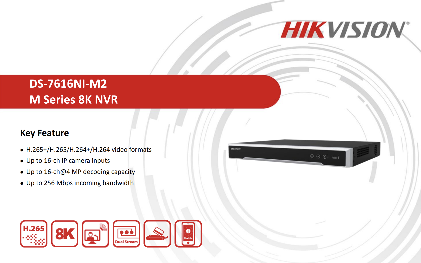 HIKVISION DS-7616NI-M2 nvr fiyat
