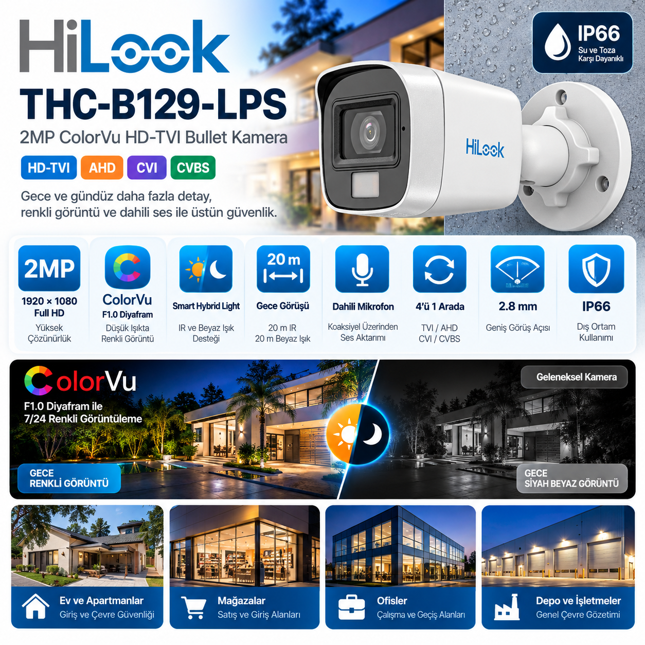 HILOOK THC-B129-LPS 2MP hd-tvi kamera