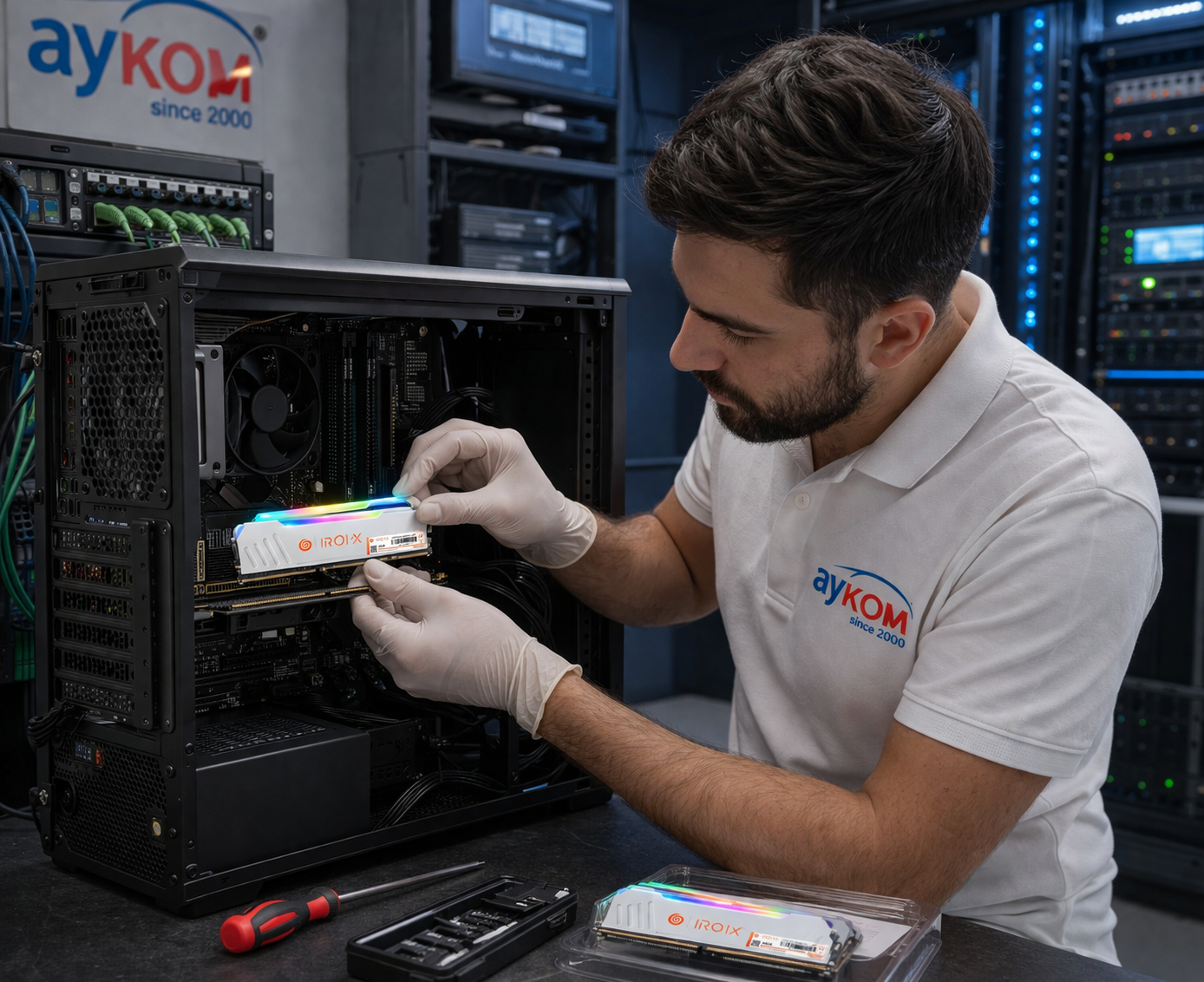 IROMX 16GB 4800MHz DDR5 RGB SOĞUTUCULU (SAMSUNG CHIP) PC RAM