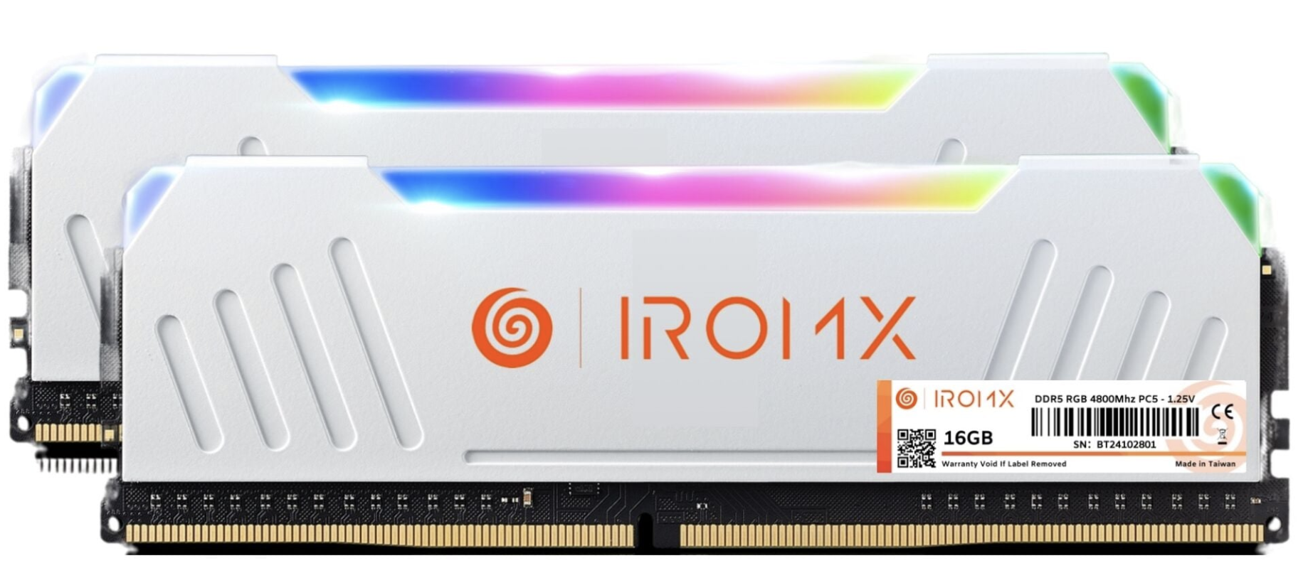 IROMX 16GB 4800MHz DDR5 RGB SOĞUTUCULU (SAMSUNG CHIP) PC RAM