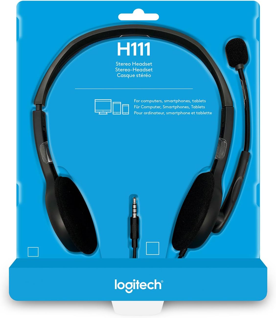 LOGITECH H111 GRI MİKROFONLU KULAKLIK 981-000593