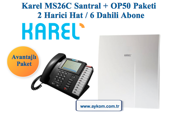 Karel MS26C+OP50 Paketi