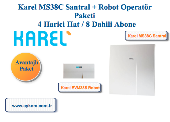 Karel MS38C+Robot Paketi