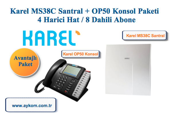 Karel MS38C+OP50 Paketi