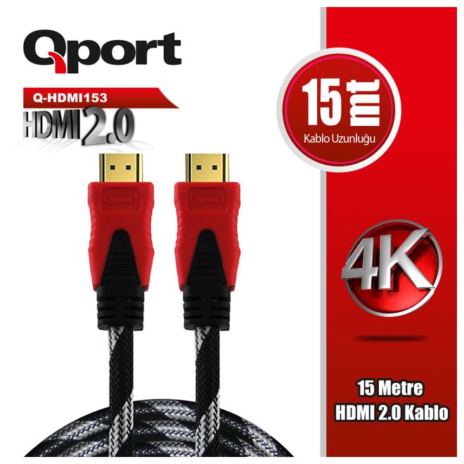 Qport Q-HDMI153 15m HDMI kablo