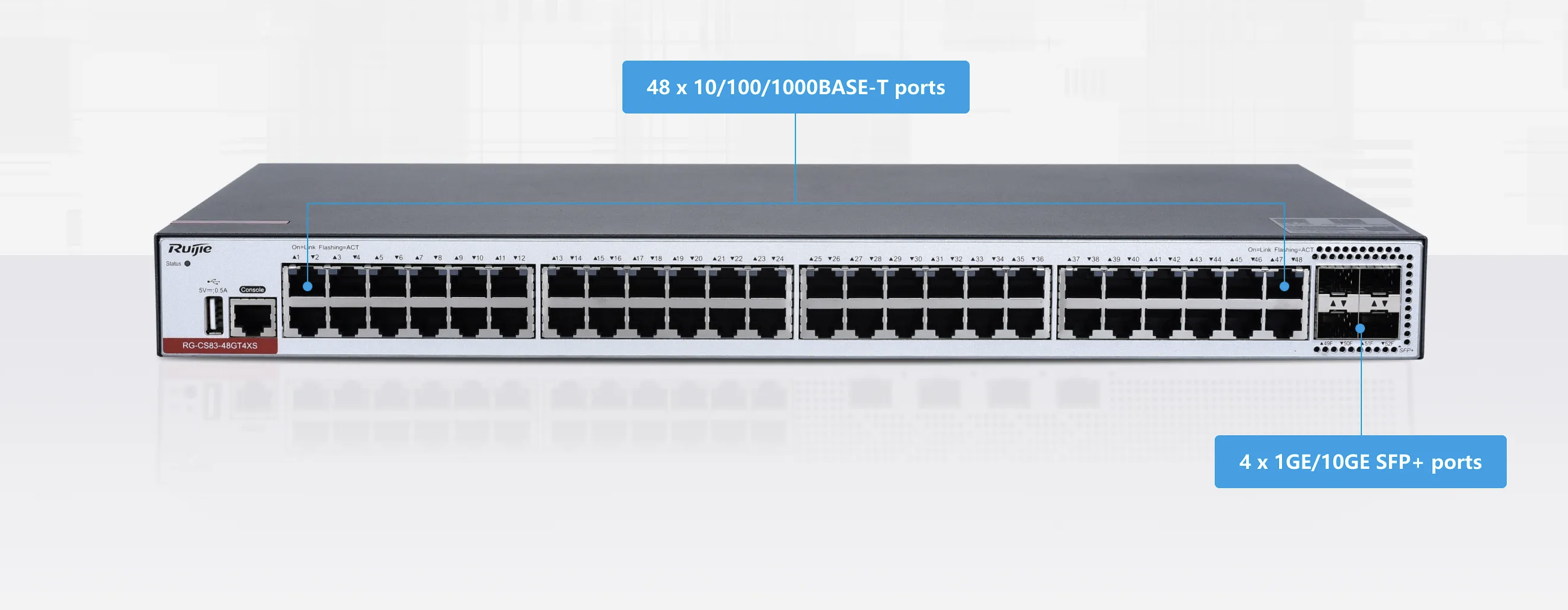 Ruijie RG-CS83-48GT4XS switch