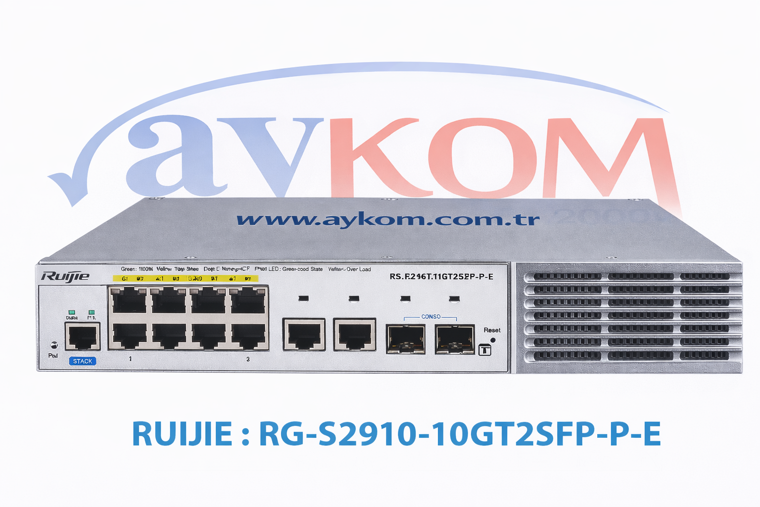 RUIJIE RG-S2910-10GT2SFP-P-E 10 PORT 10/100/1000 8 PORT 