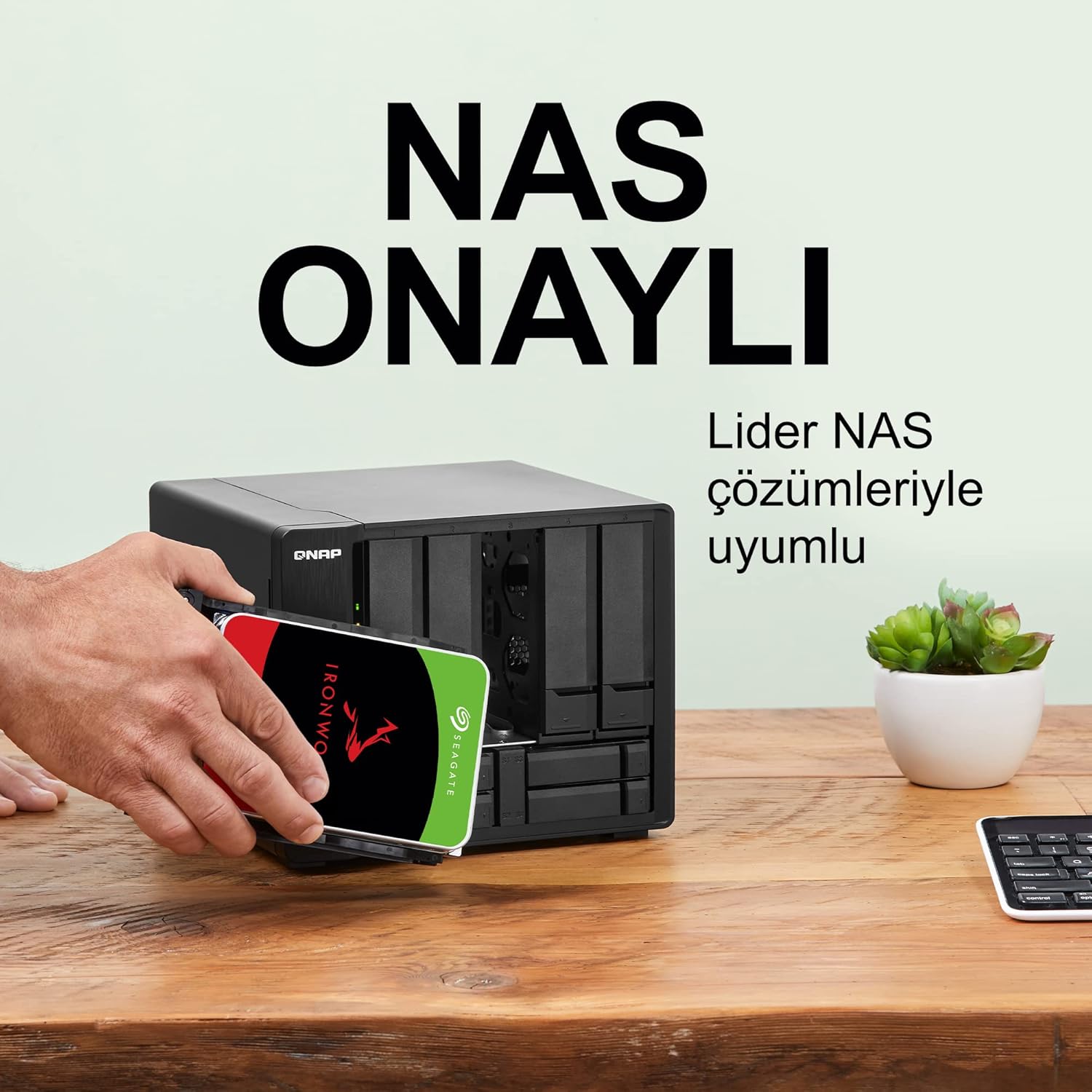 SEAGATE IRONWOLF 8TB 7200RPM 256MB SATA3 NAS HDD