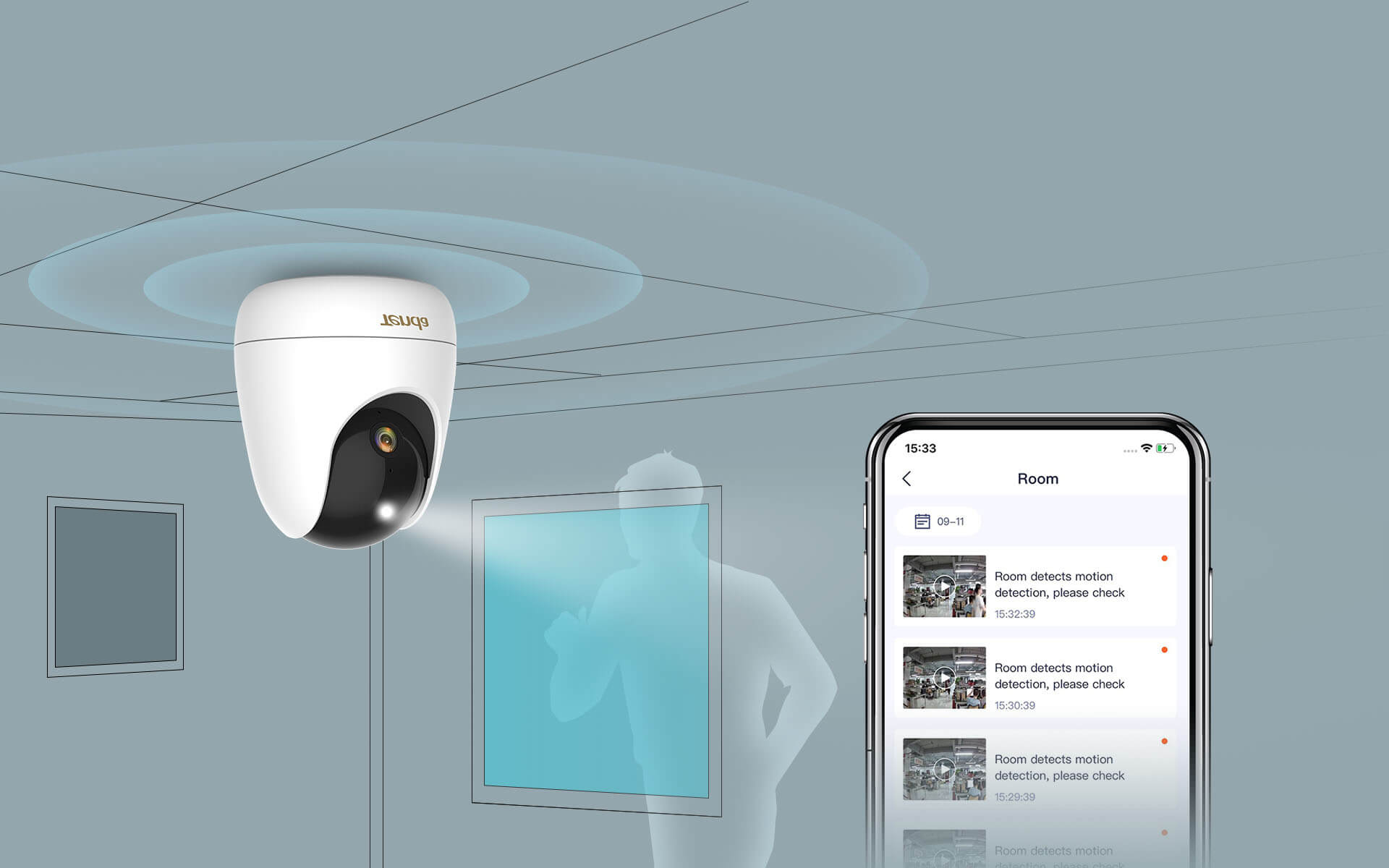 TENDA CP7 4MP 4MM WIFI CUBE KAMERA