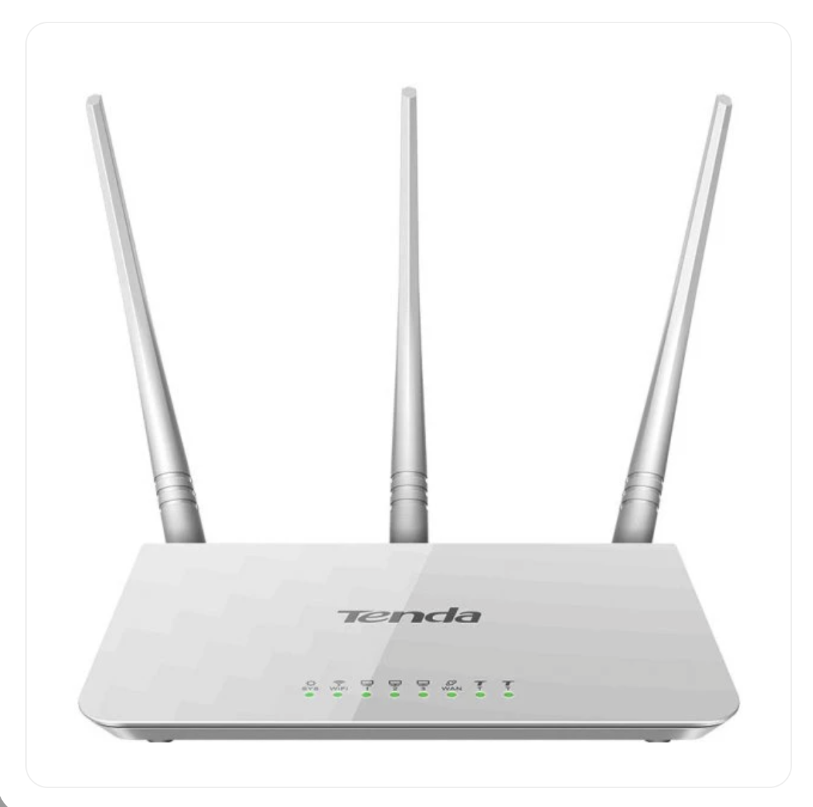 TENDA F3 300MBPS 4PORT 3 ANTEN 5DBI 2.4GHz INDOOR REPEATER ROUTER
