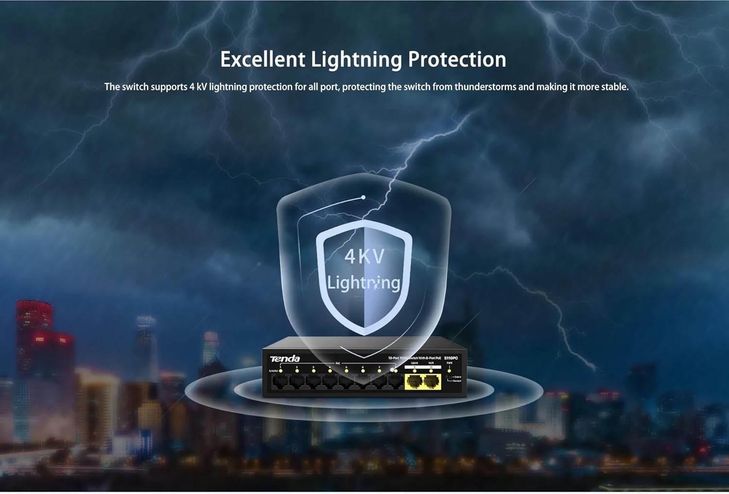 TENDA S110PC 10 PORT swittc fiyat