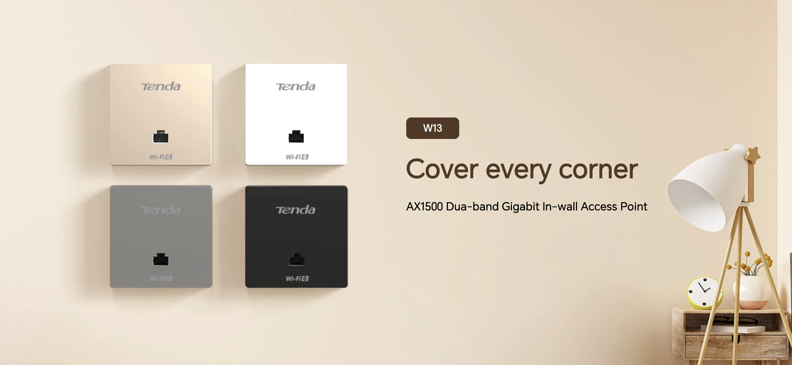 TENDA W13 AX1500 Wi-Fi 6 fiyat