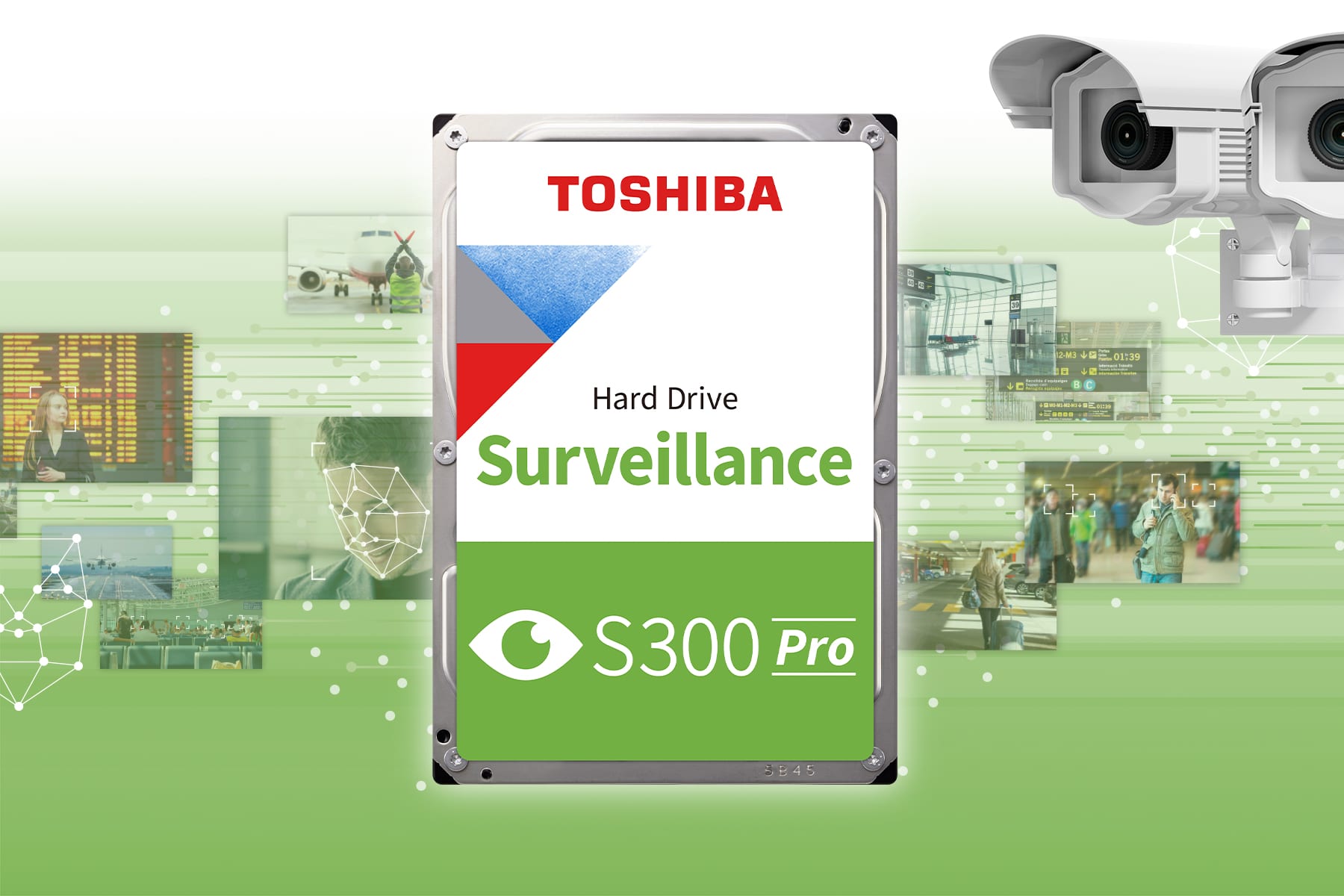 TOSHIBA SURVEILLANCE S300 PRO 10TB GÜVENLİK HDD