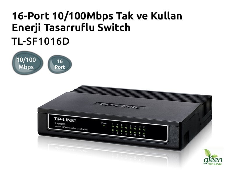TP-LINK TL-SF1016D 16-Port switch