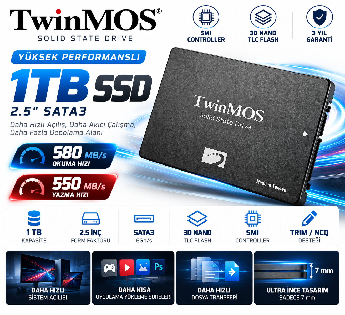 TWINMOS 1TB ssd fiyat