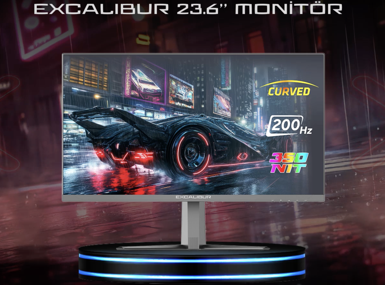 Excalibur E236FVC-D 23.6” Curved Oyuncu Monitör