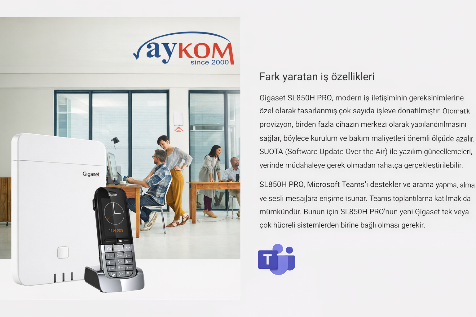 gigaset sl850h fiyat