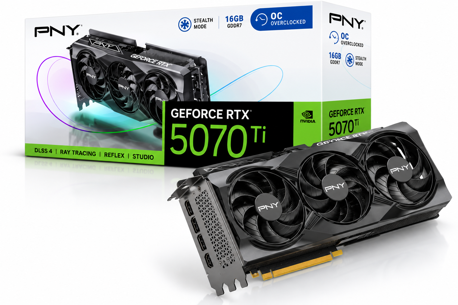 PNY VCG5070T16TFXPB1 RTX 5070 Ti 16GB GDDR7 256-bit ekran kartı