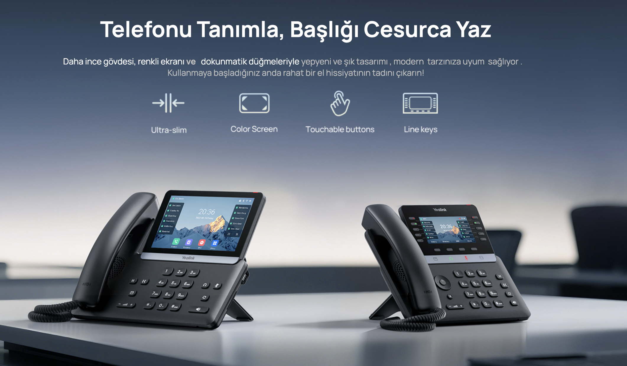 yealink t77u ip telefon fiyat