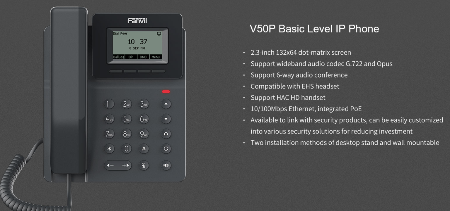 fanvil v50 fiyat
