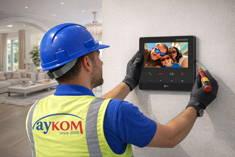 Hikvision DS-KH6110-WE1 Kablosuz IP Diafon Kurulumu Nasıl Yapılır?