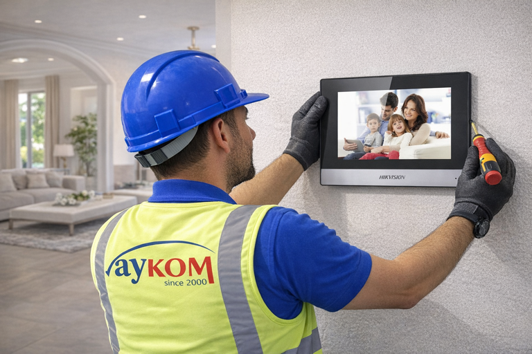 HIKVISION DS-KH6350-WTE1 IP Diafon Kurulumu