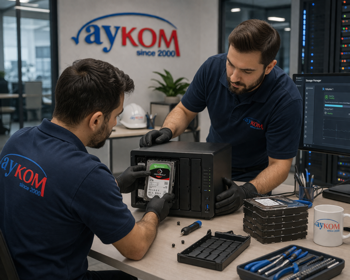 Seagate Skyhawk AI 20TB ST20000VE003 HDD Kurulumu