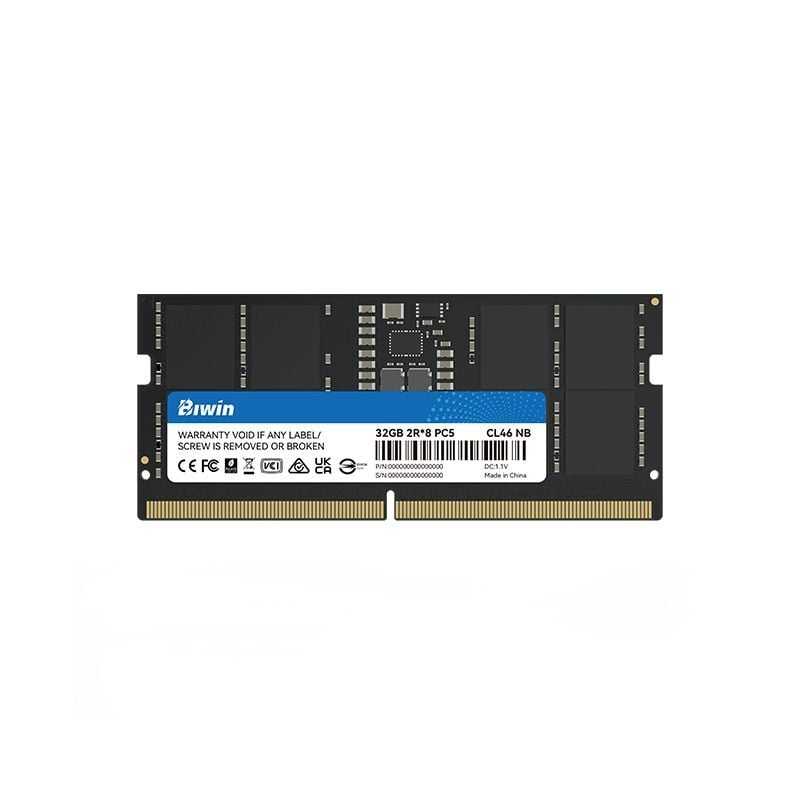 BIWIN 32GB 4800MHz DDR5 NOTEBOOK RAM BULK B45DSBG74840B-T03B