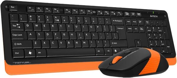 A4 TECH FG1010 KABLOSUZ STANDART TURUNCU Q KLAVYE+MOUSE