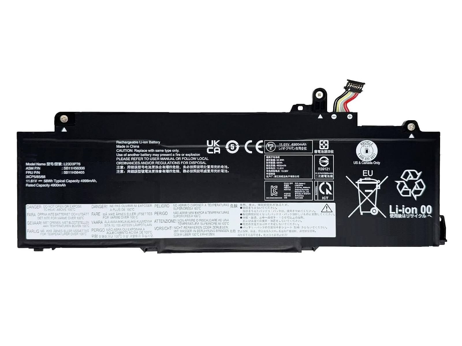 RETRO Lenovo ThinkPad T14s Gen5, L23D3P76 Notebook Bataryası