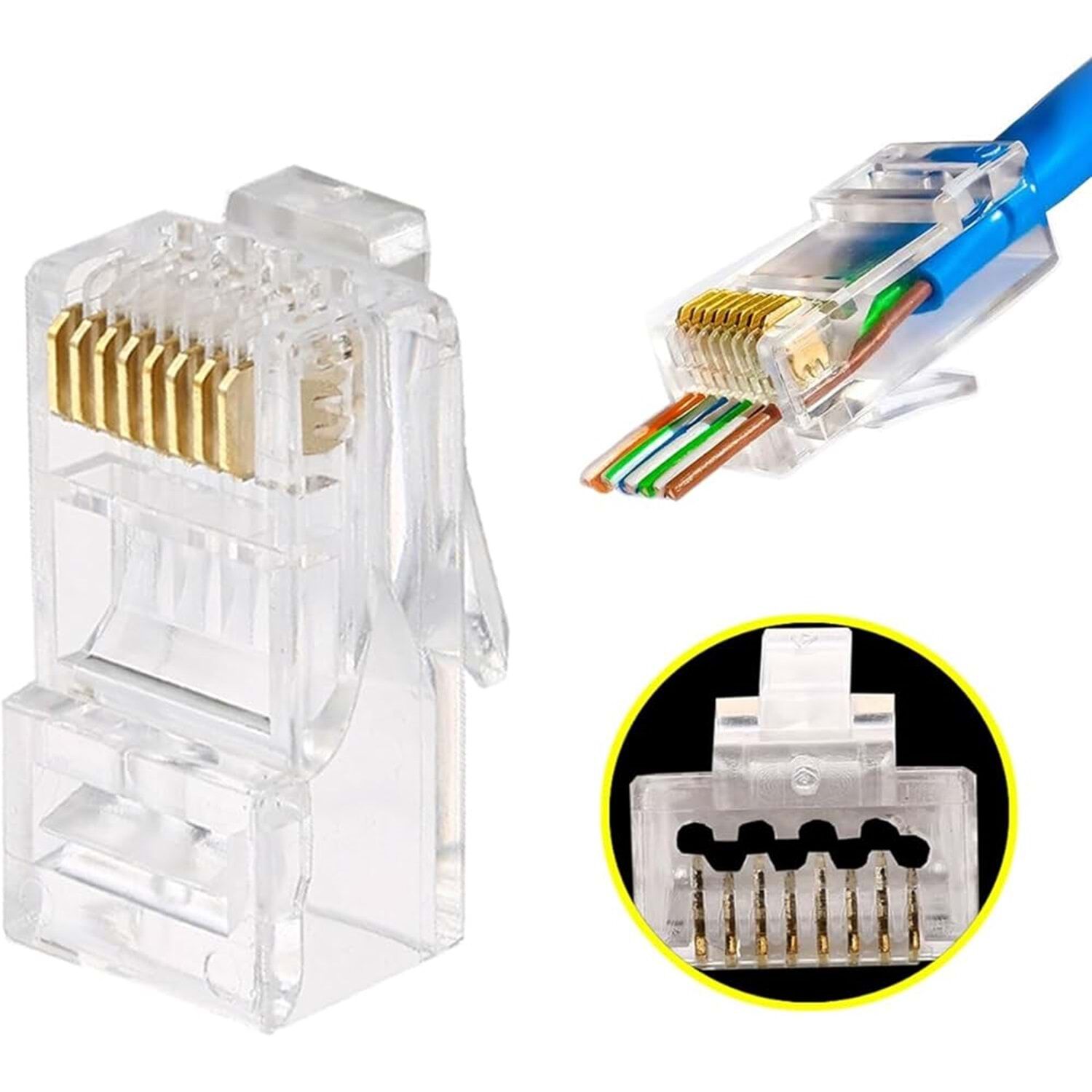 TRKLİNK TRK-EZ-RJ45-Ş RJ45 100'LÜ KONNEKTÖR
