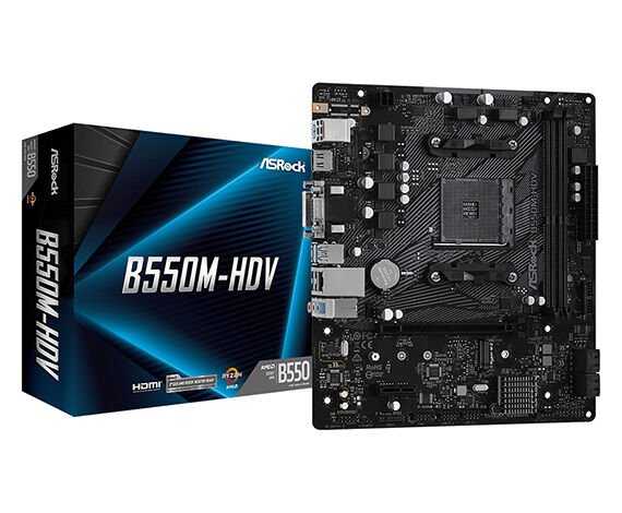 ASROCK ANAKART - 90-MXBDJ0-A0UAYZ - B550M-HDV