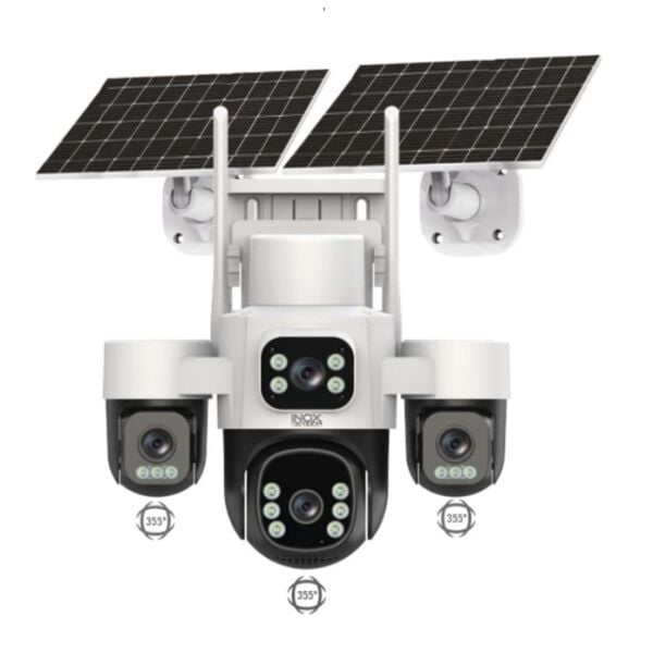INOX X24 2MP 4 KAMERALI 1920×1080 40MT 4G/LTE IP65 IP SOLAR PANEL KAMERA