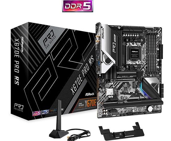 ASROCK ANAKART - 90-MXBJ70-A0UAYZ- X670E PRO RS