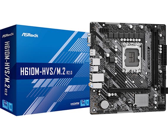 ASROCK ANAKART - 90-MXBJJ0-A0UAYZ - H610M-HVS/M.2