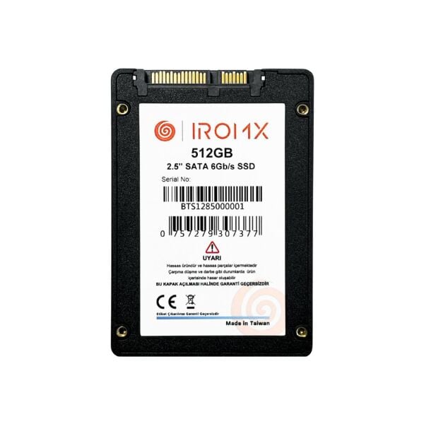 IROMX 512GB 500/480MB/s 2.5'' SATA 3.0 SSD IR512GS3