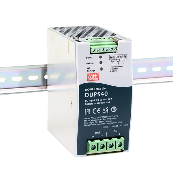 Mean Well MW-DC-UPS40 24V DC UPS Modülü