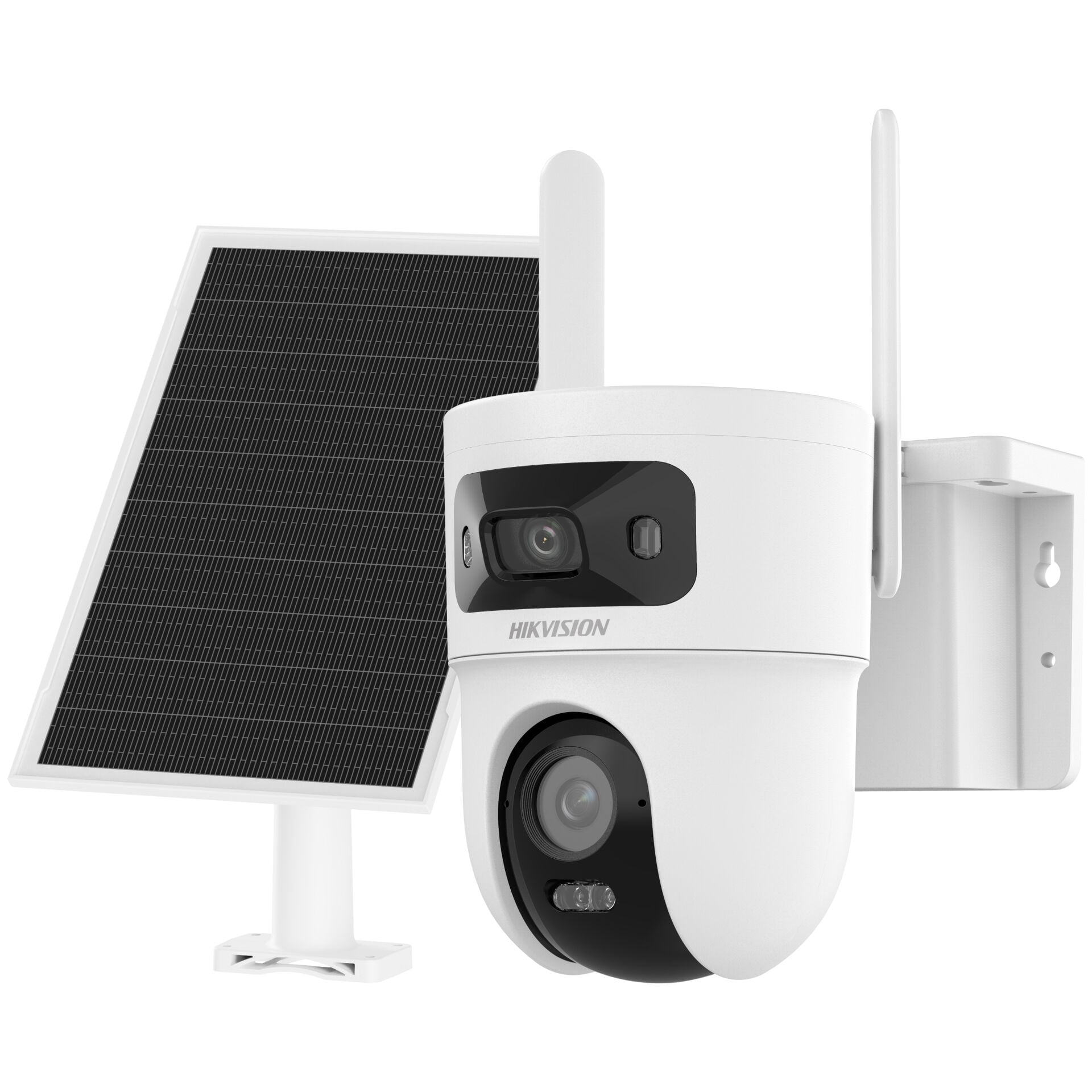 HIKVISION DS-2CFSP8-D/4G 4+4MP 2.8MM/4MM 30MT 4G LTE / İKİ YÖNLÜ SES IP66 IP SOLAR PANEL KAMERA