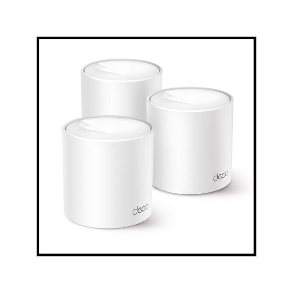 TP-LINK DECO X10(3-PACK) AX1500 DUALBAND WIFI6 INDOOR ACCESS POİNT/ROUTER